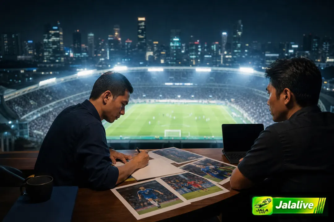 Ilustrasi sepak bola Jalalive