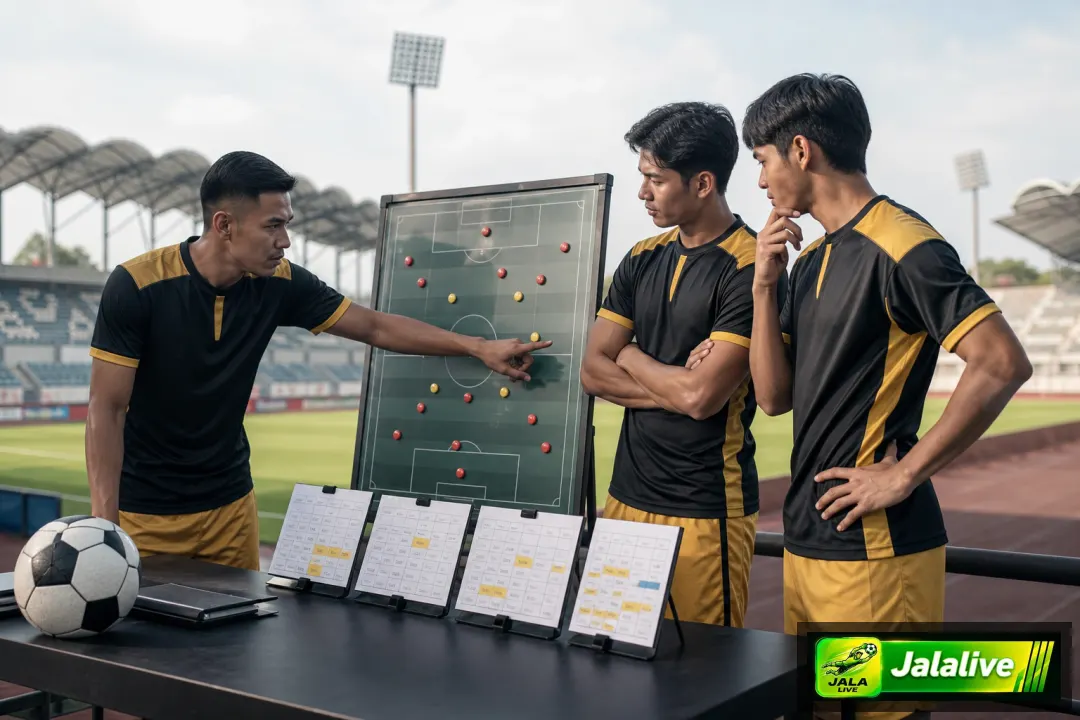 Ilustrasi sepak bola Jalalive